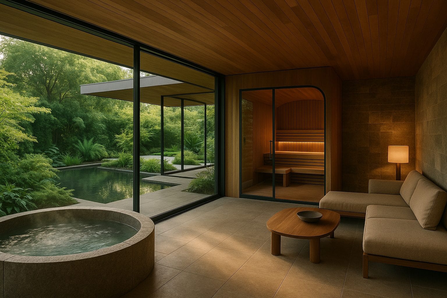 Spa intérieur sur mesure